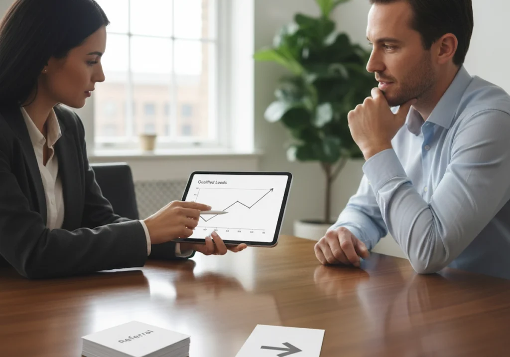 Realistic service scope that led to referrals